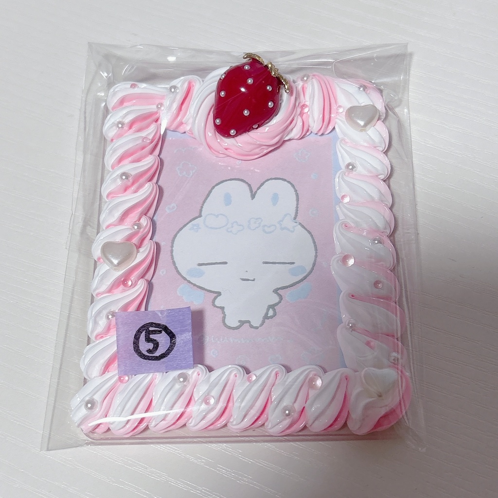 ケーキのトレカケース