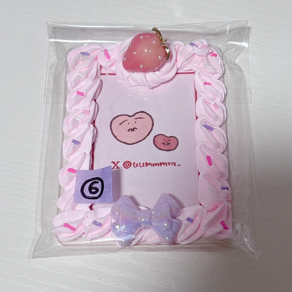 ケーキのトレカケース