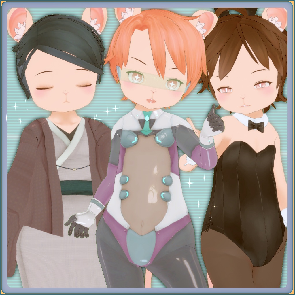 ピンクマウス3.0 [VRchat利用想定アバター] - 此の先の蔵書 - 2/5