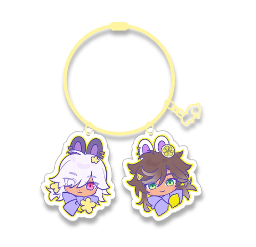 沈殿アクキーリング(うさぎ)