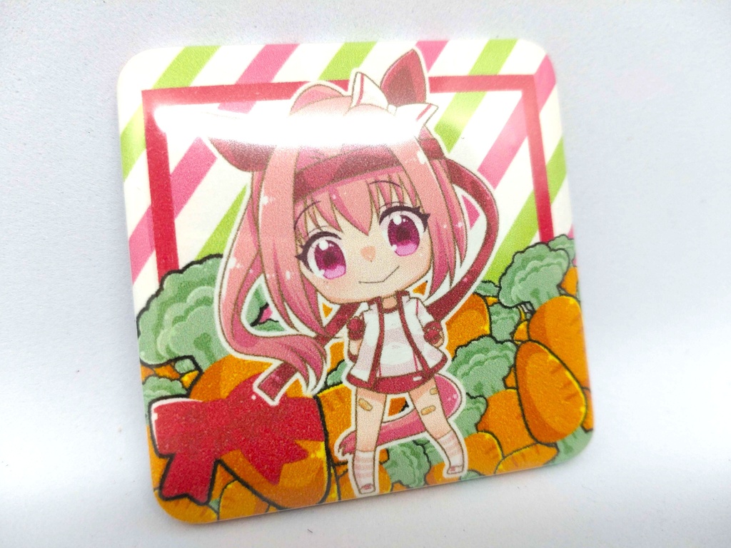 ハルウララ【缶バッジ、缶マグネット】