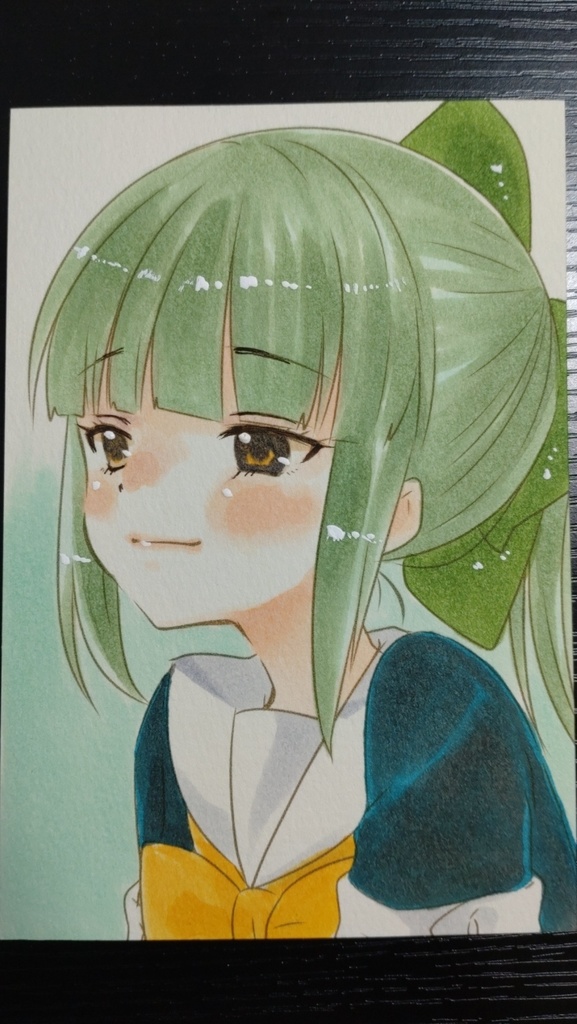 艦これ/夕張001【手描きポストカード】
