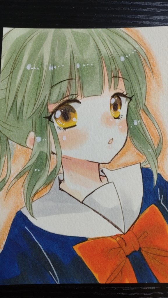 艦これ/夕張002【手描きポストカード】