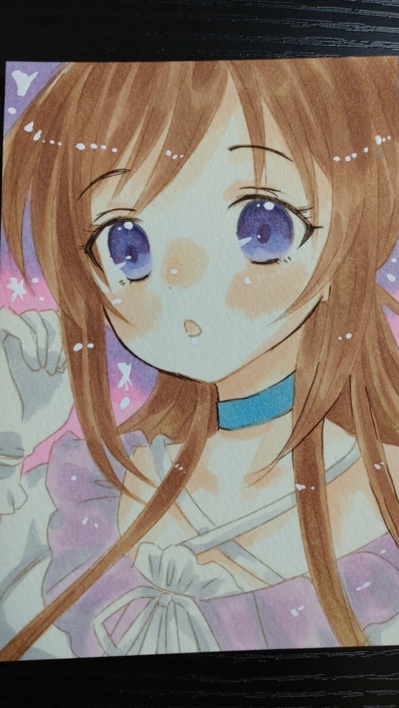 学マス/姫崎莉波001【手描きポストカード】