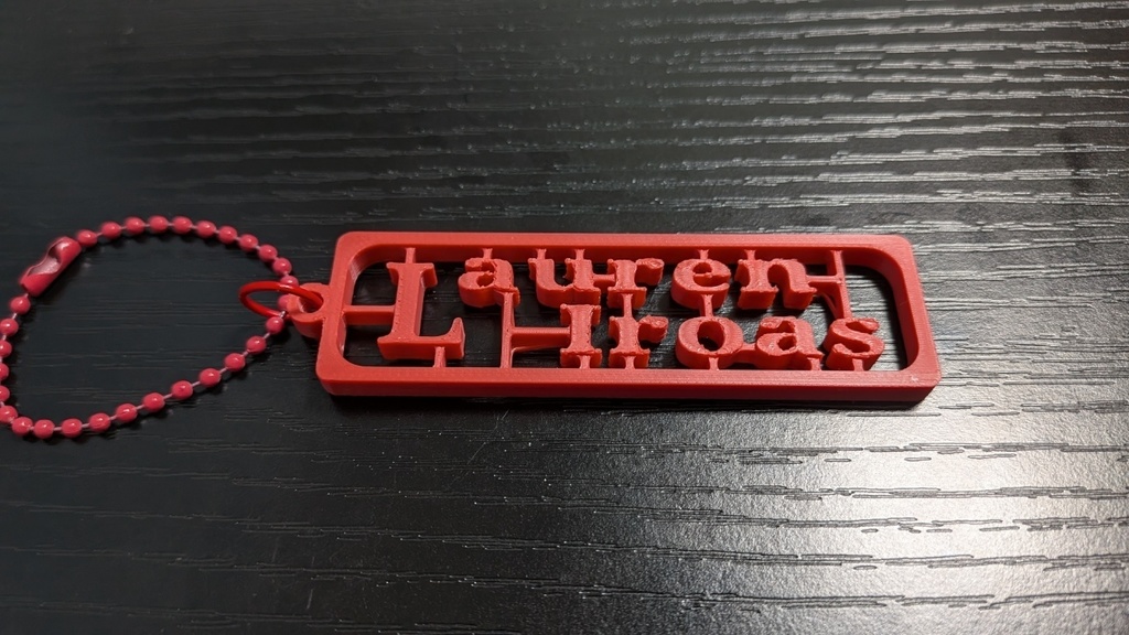 【非公式】ローレン・イロアス ランナー風キーホルダー