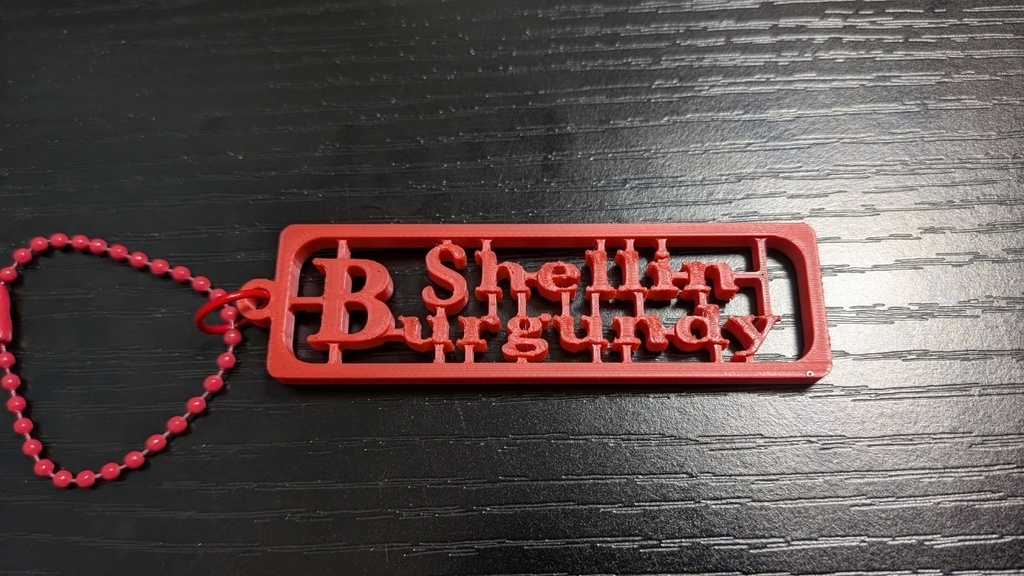 【非公式】シェリン・バーガンディ ランナー風キーホルダー