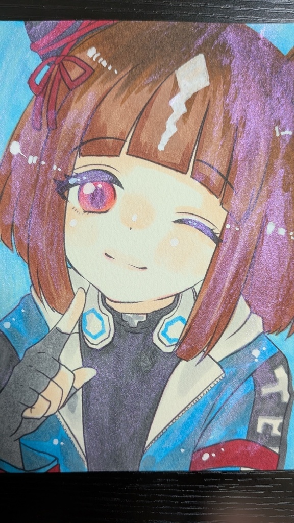 ウマ娘/トランセンド001【手描きポストカード】