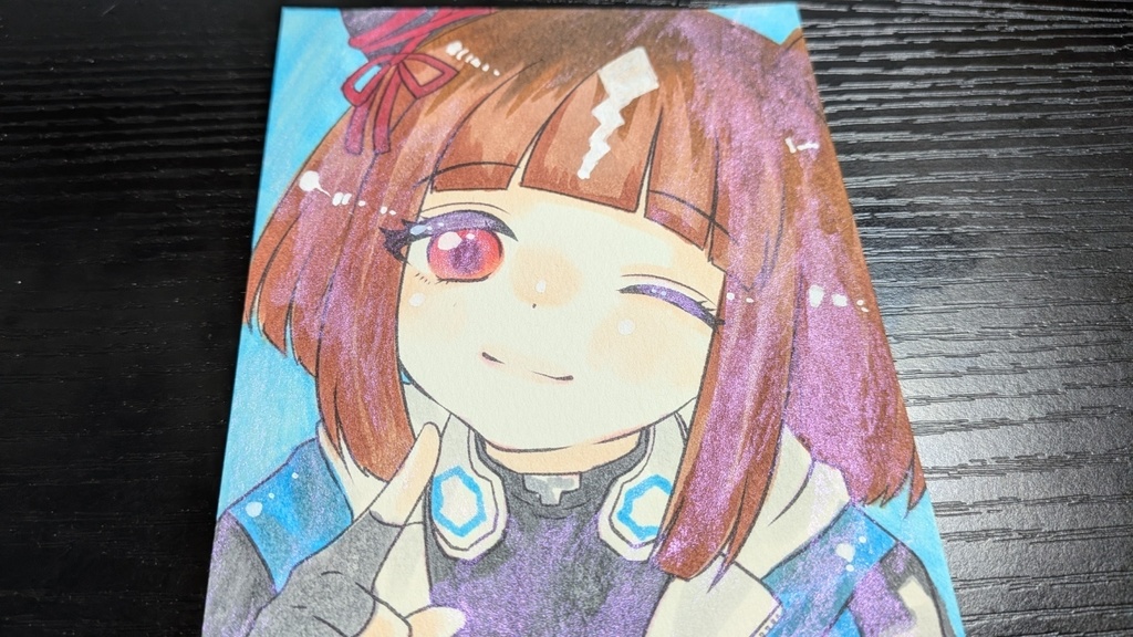 ウマ娘/トランセンド001【手描きポストカード】
