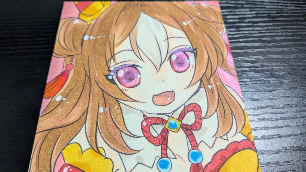 ウマ娘/コパノリッキー001【手描きポストカード】