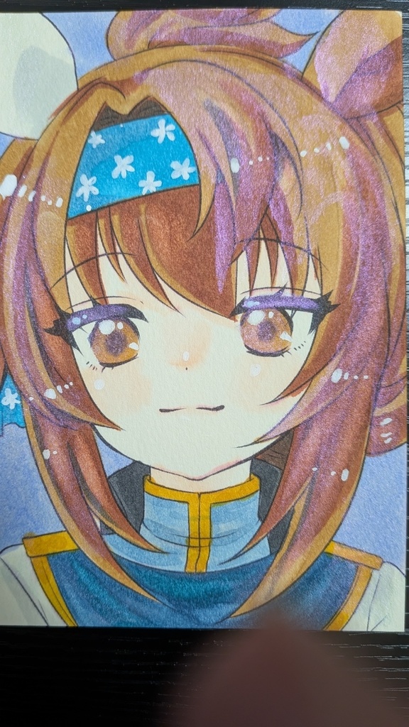 ウマ娘/フリオーソ001【手描きポストカード】