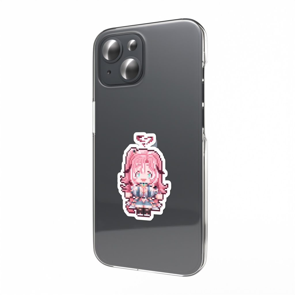 【非公式グッズ】ドット絵はぐさんスマホステッカー【桃月はぐ様】