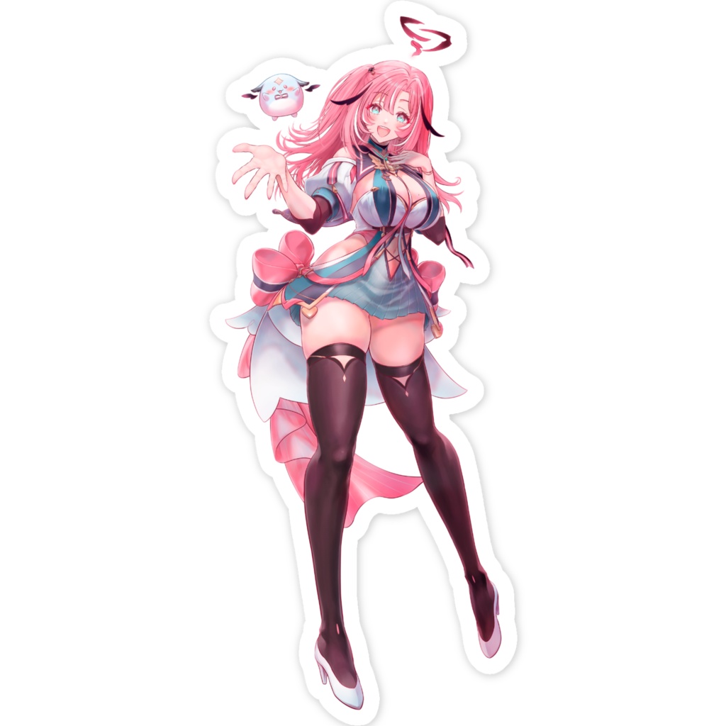 【非公式グッズ】はぐさん&ぷにまるさんスマホステッカー【桃月はぐ様】