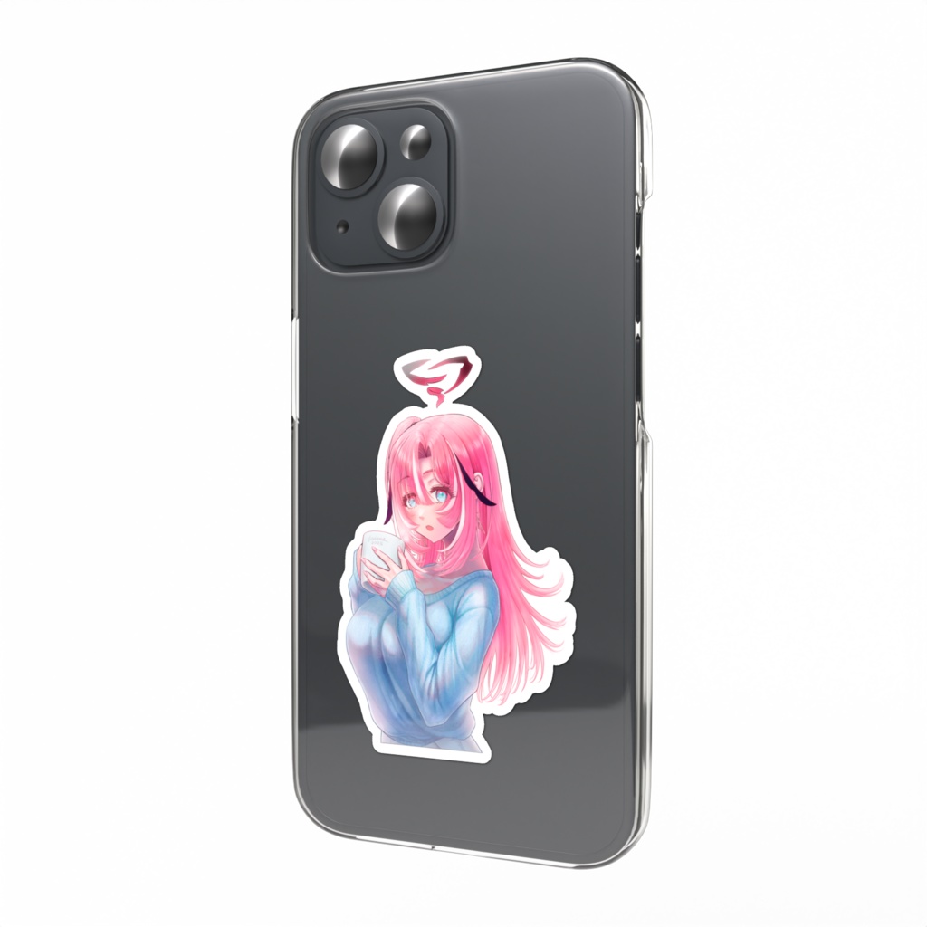 【非公式グッズ】ひとやすみはぐさんスマホステッカー【桃月はぐ様】