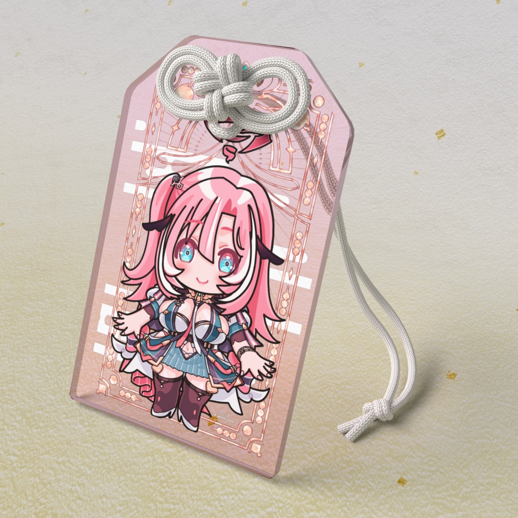 【桃月はぐ様非公式グッズ】アクリルお守り