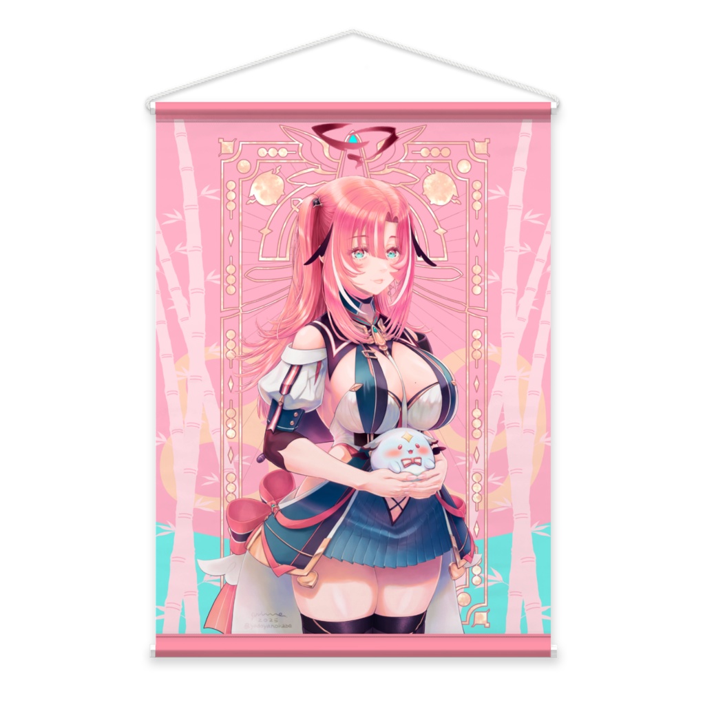 【桃月はぐ様非公式グッズ】姫様の肖像タペストリー