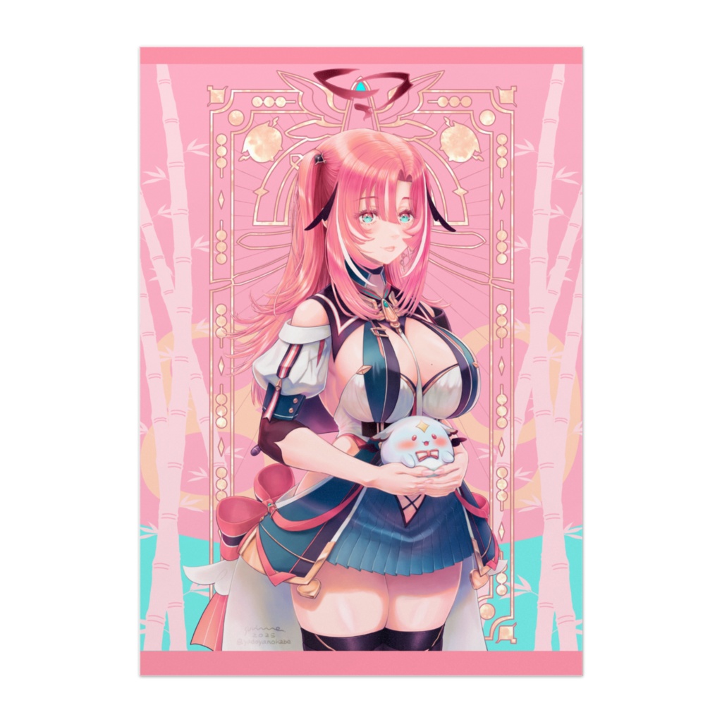 【桃月はぐ様非公式グッズ】姫様の肖像ポスター