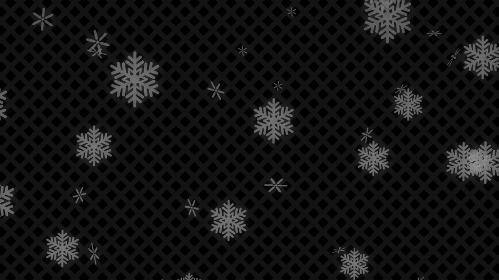 【背景透過ループ素材】雪の結晶エフェクト 3色セット 白 水色 灰色【配信者向け】