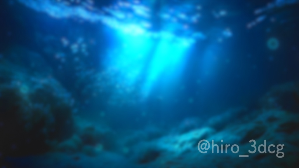 【動く!配信画面セット】光が差し込むサンゴ礁の海底 深海 海 歌枠配信 雑談配信 風景 Vtuberさんの配信背景に サンゴ 水 自然 アクアリウム 廃墟 【背景動画】