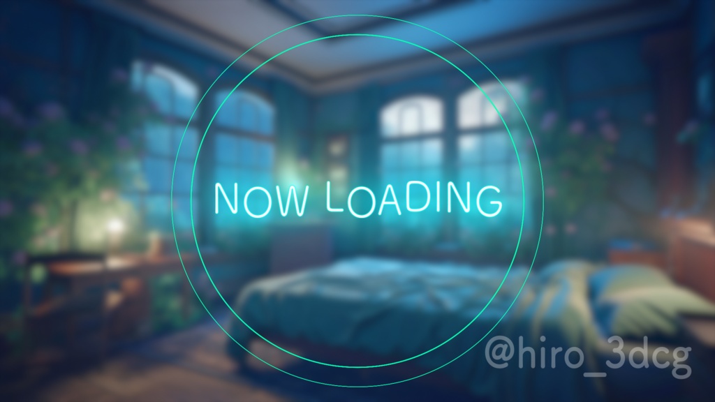 【動く!配信画面セット】不思議な森の洋館 雨の日の寝室 ファンタジー 窓から眺める 雑談配信 歌枠配信 落ち着く 梅雨 Vtuberさんの配信背景に 【背景ループ素材】