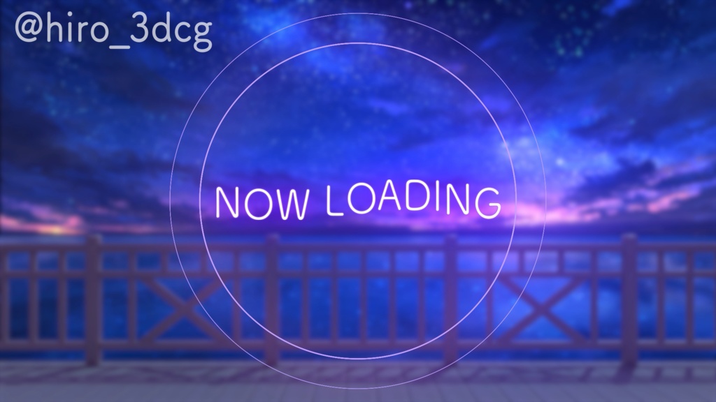 【動く!配信画面セット】白のテラスと星降る海|雑談・歌枠にピッタリ! Vtuber用配信部屋 ビーチ 星空 夏の夜 自然 波 幻想的