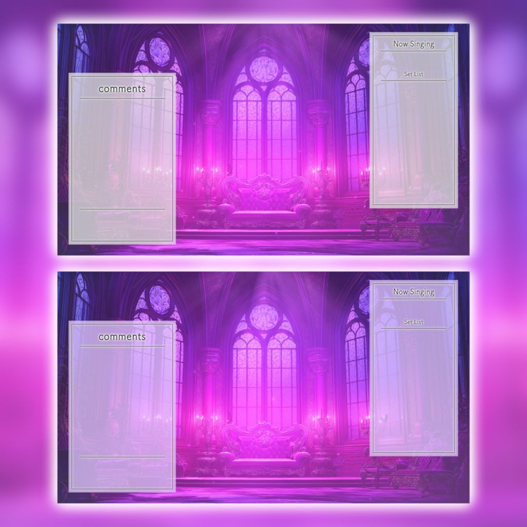 【動く!配信画面と待機画面セット】魔王城の玉座 月明かり 歌枠 雑談配信 夜活 ハロウィン ファンタジー 落ち着く Vtuberさんの配信背景に【背景ループ素材】