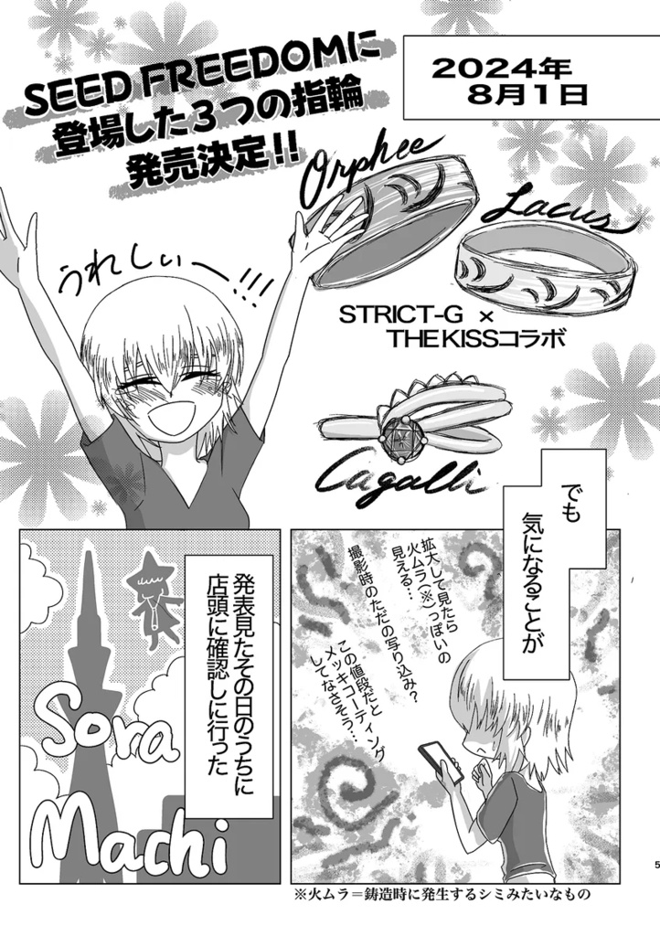 カガリの指輪をメッキ加工した話