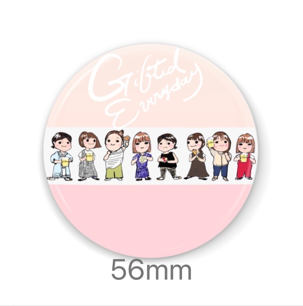 スタッフ4人春夏物着用乾杯版缶ミラー2種類