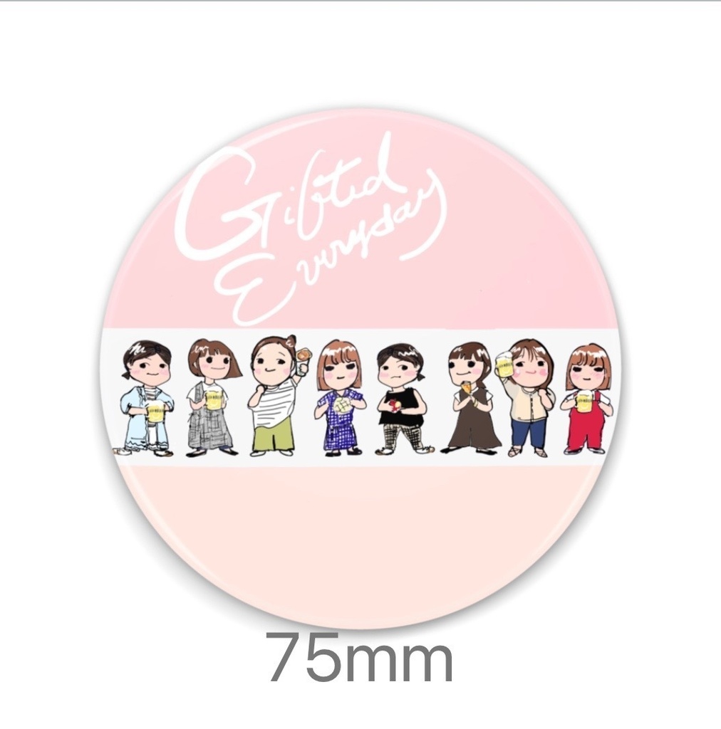 スタッフ4人春夏物着用乾杯版缶ミラー2種類