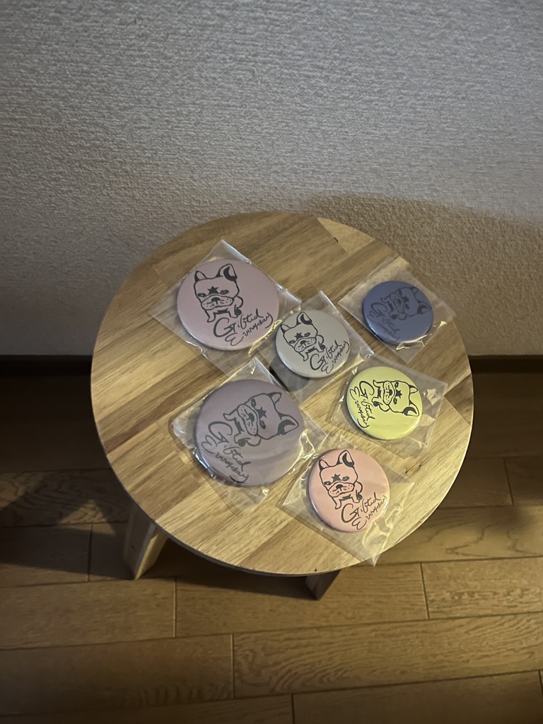 カフェ色の缶ミラー56mm5種類イチゴババロア/カフェモカ/モンブラン/カフェオレ/サバラン