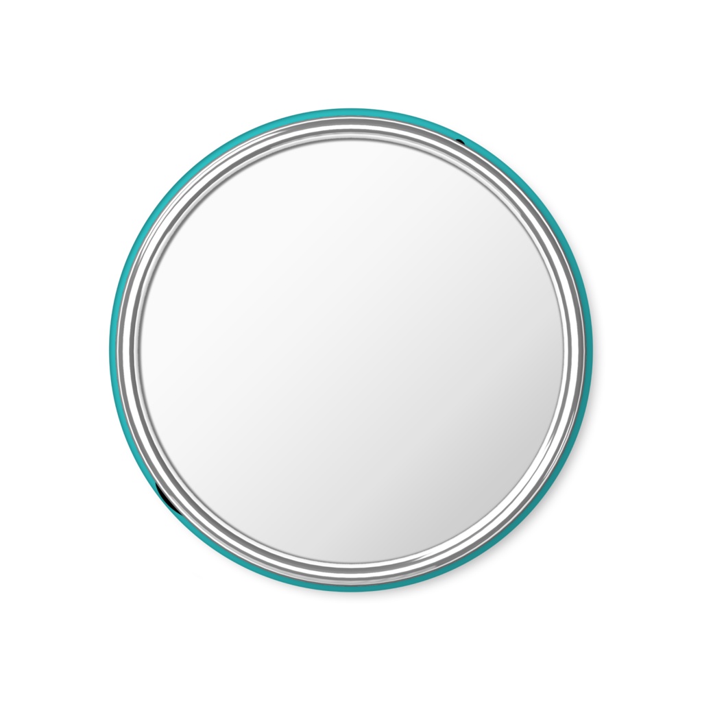 マカロンサイズ小さい缶ミラー56mm5色/塩/ブルーベリー/レモン/ミント/クランベリー