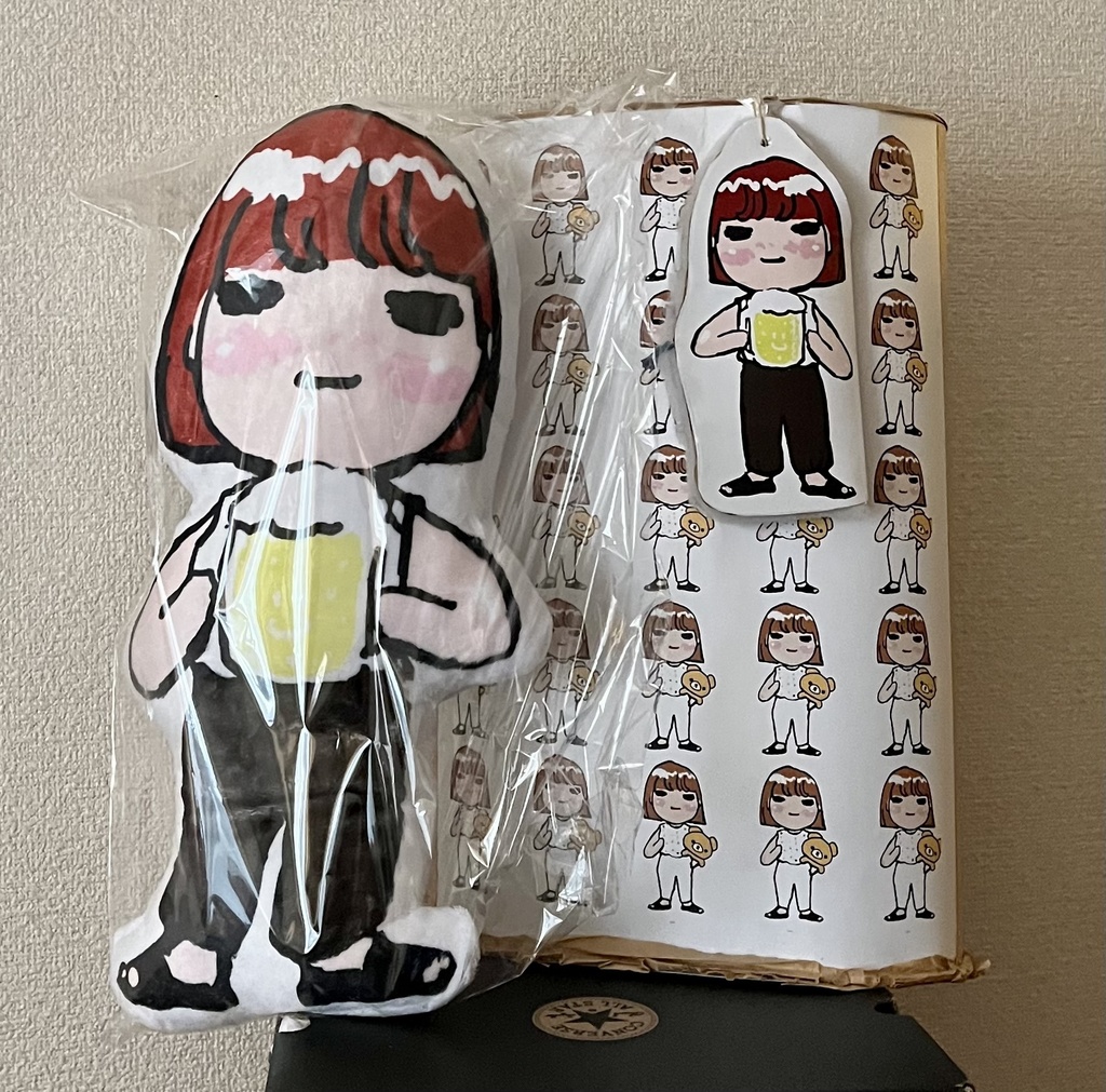 がんばってルカふかふかクッション片面