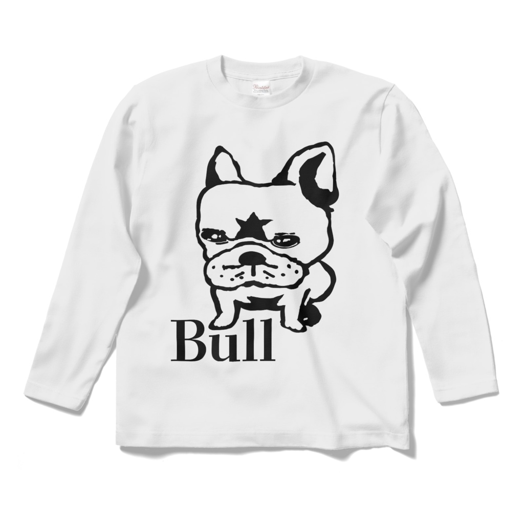 Bullフレンチブルドッグ長袖白黒2色