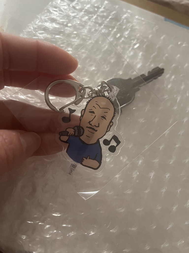 カケちゃんキーホルダー歌う50mm