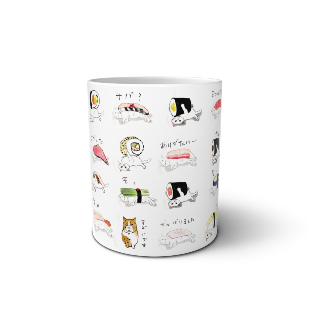 すしねこエリザベスマグカップ