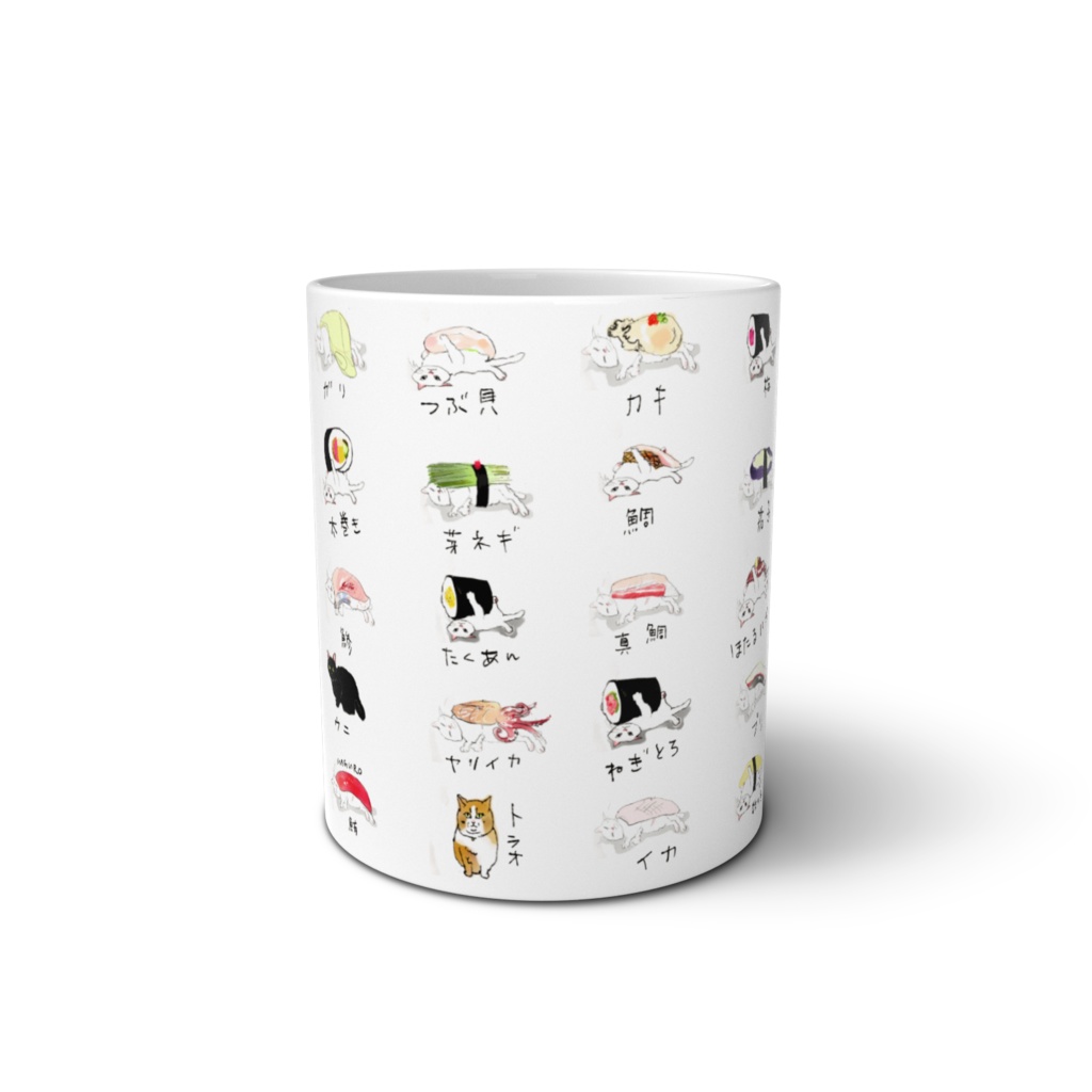 寿司ねこマグカップ