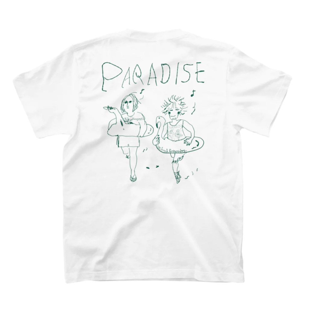 受付専用TOKYO KANAGAWA後ろ3色白Tパラダイスおじさん