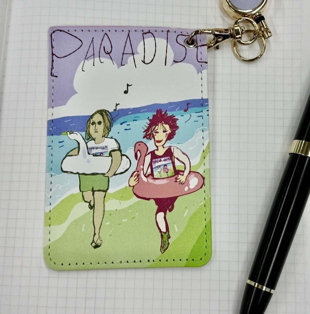 パラダイスおじさんパスケース