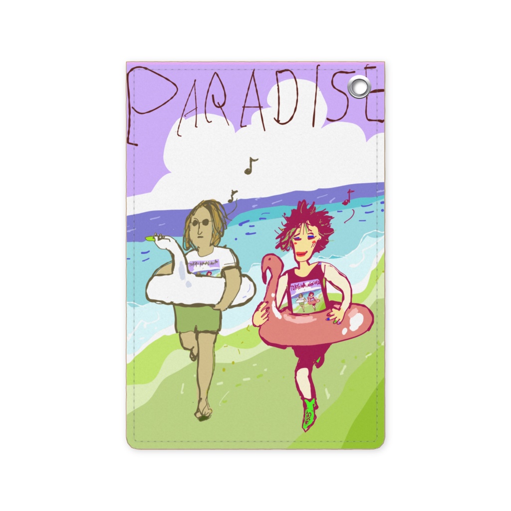 パラダイスおじさんパスケース