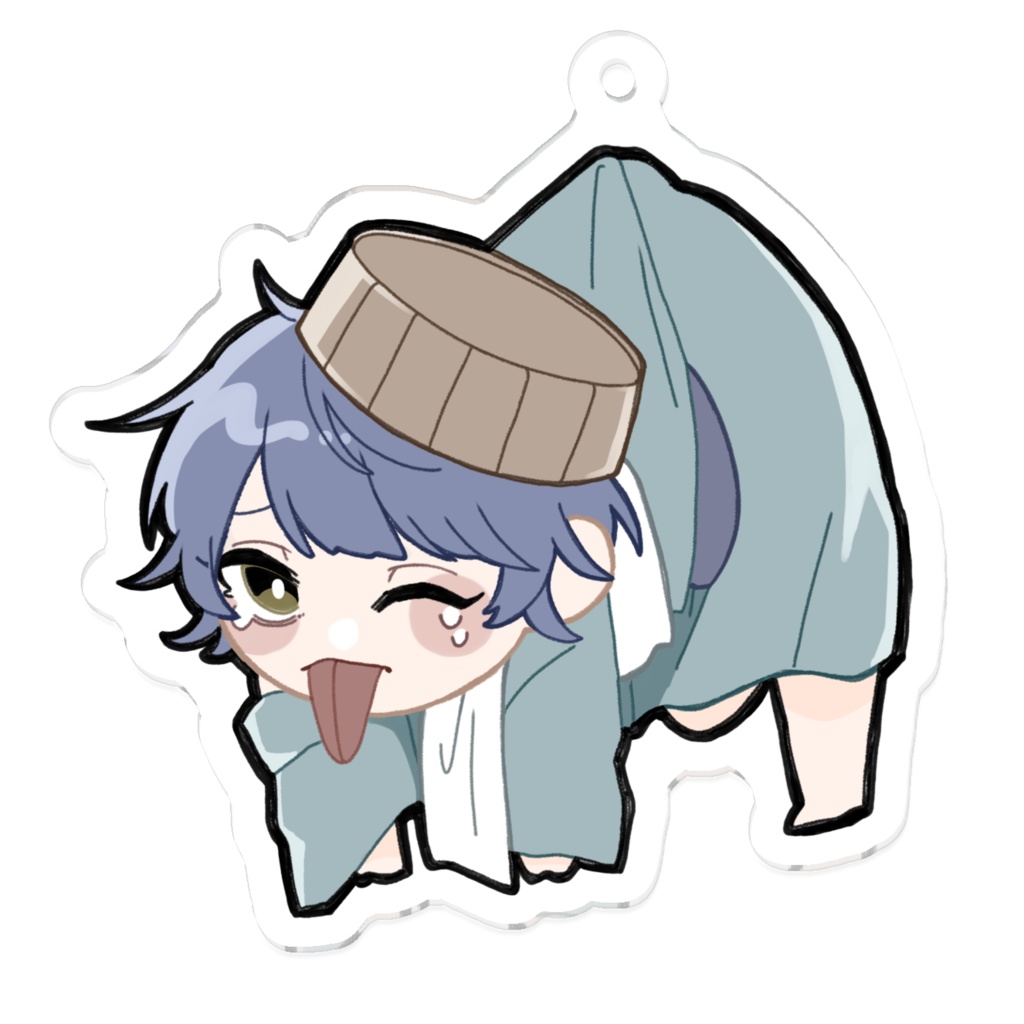 ほかく!あかなめくん アクリルキーホルダー