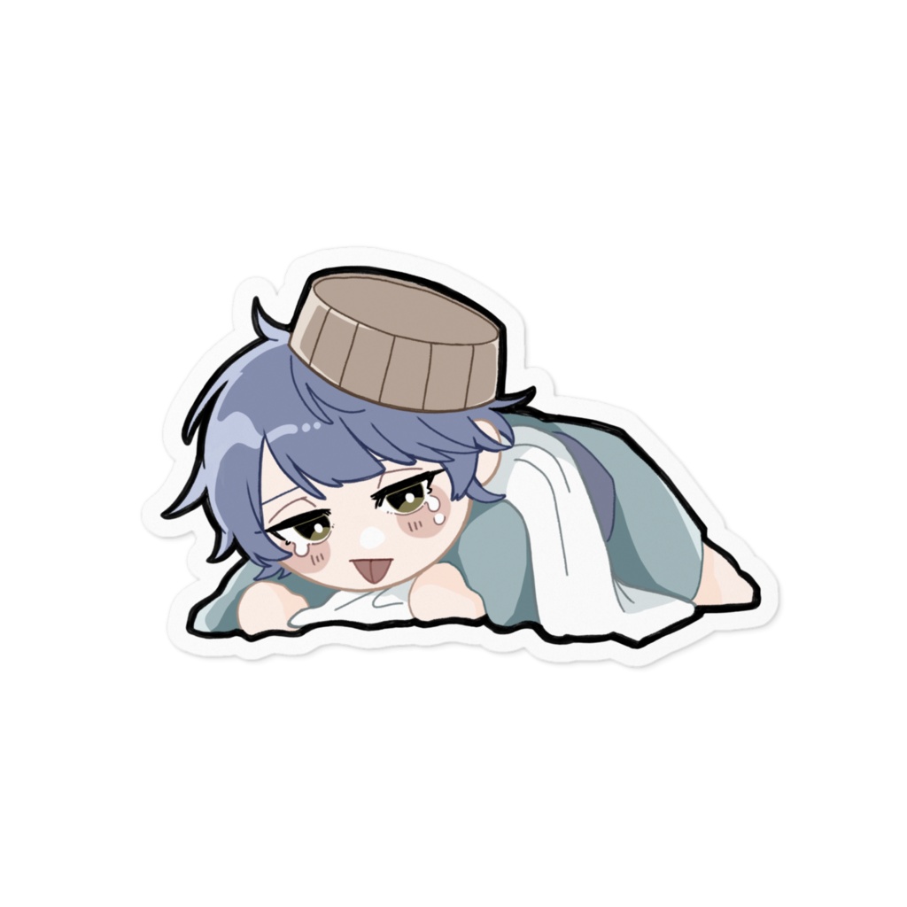 ばたんきゅー!あかなめくん ステッカー