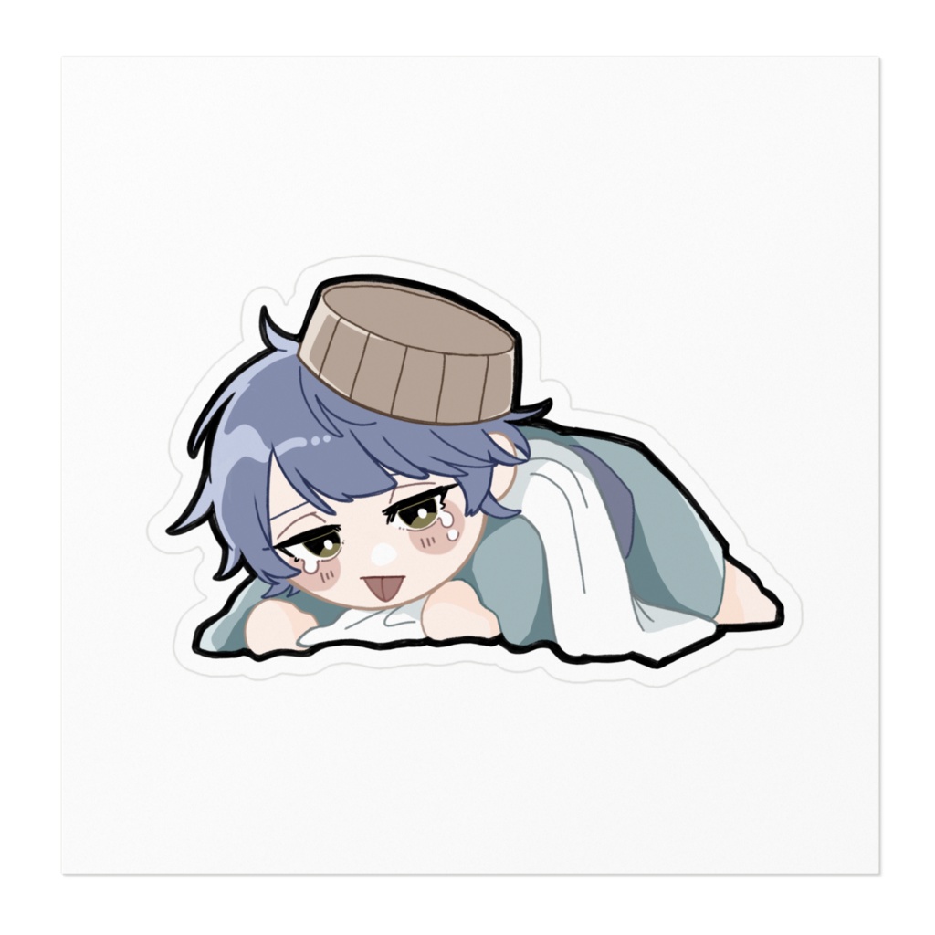 ばたんきゅー!あかなめくん ステッカー