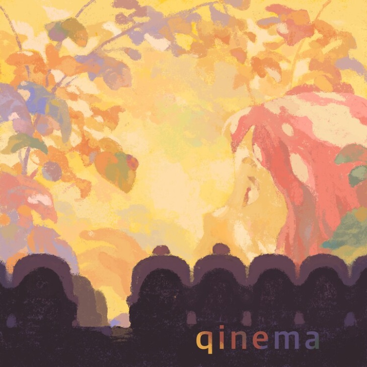 歩く人 1st Vocaloid Album「qinema」(2022 jacket)