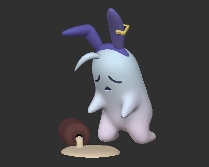 非常にデフォルメされたショーコちゃん.stl