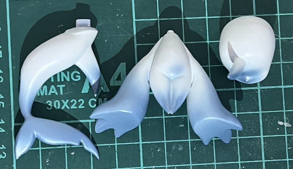 カラーアドプトのフィギュア(着色済み.組み立て式)