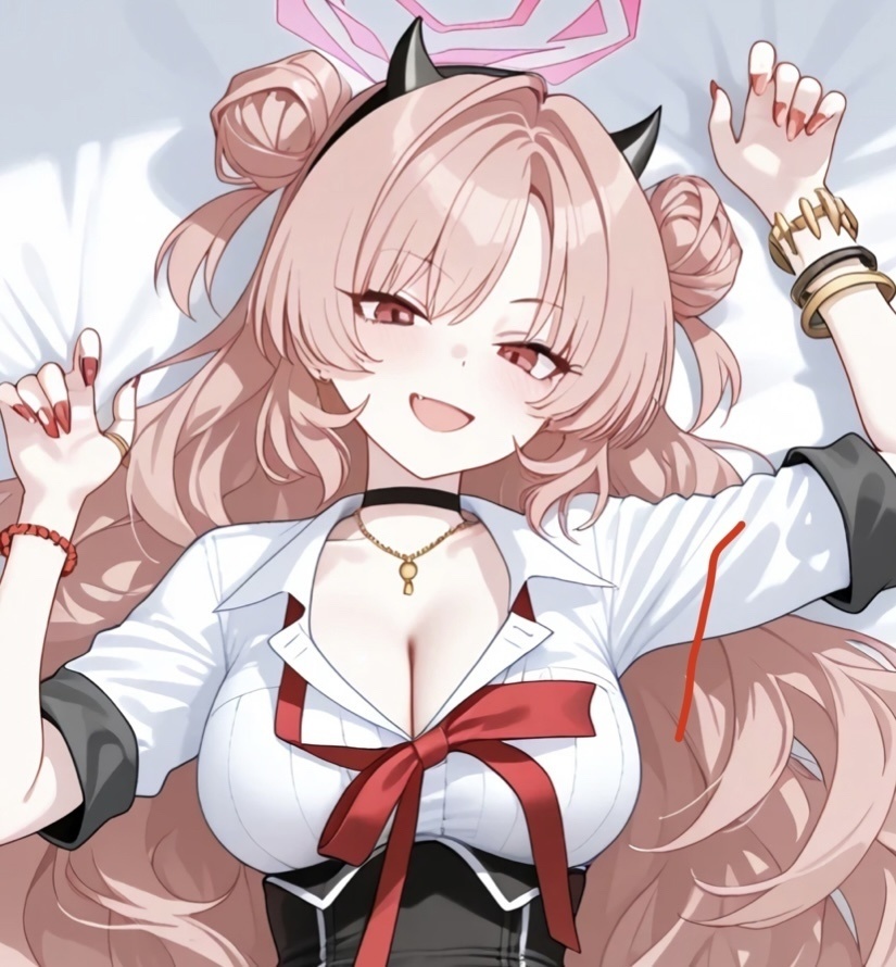 【非公式ファンメイド】夜桜キララ ブルーアーカイブ抱き枕カバー / Fanmade Dakimakura Cover