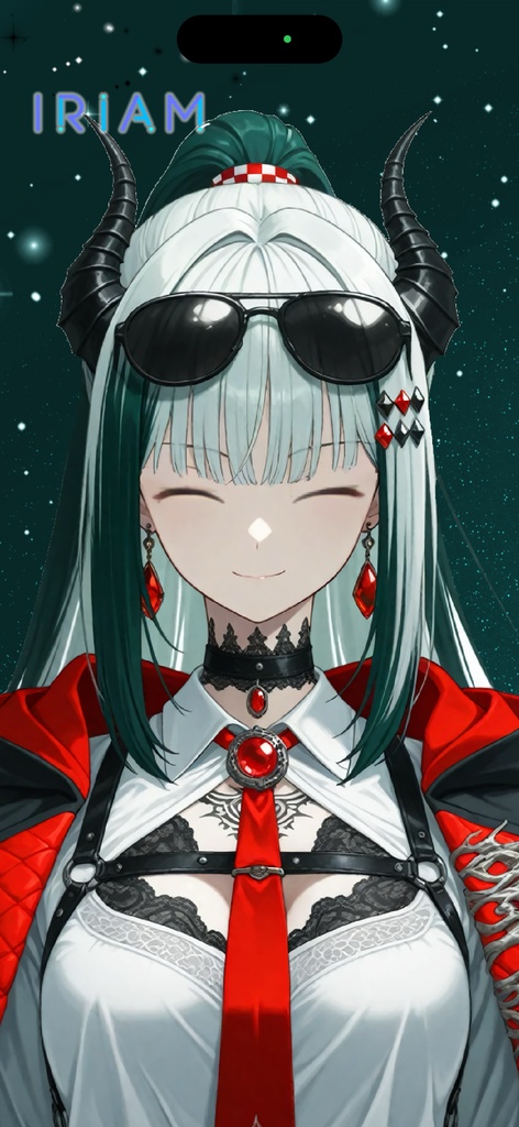 商用利用可能!【一点もの限定IRIAM用立ち絵上半身のみ】