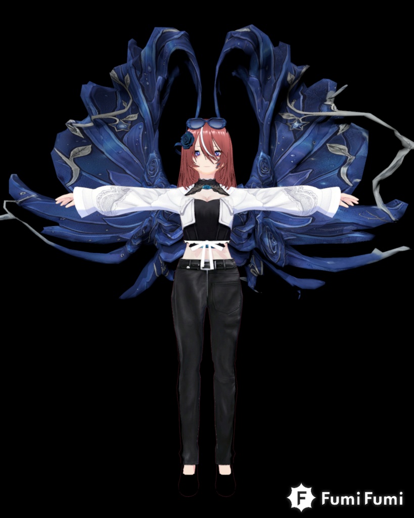 オリジナルVtuberアバター「No.1」🩵 VTuber / VRChat / 配信用一点もの‼️