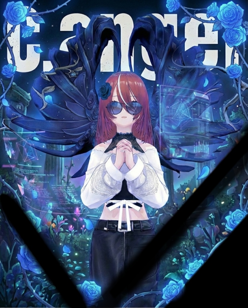 《青い薔薇の電子天使（仮）」》 ― オリジナルVtuber / 商用利用可 BGM付き！