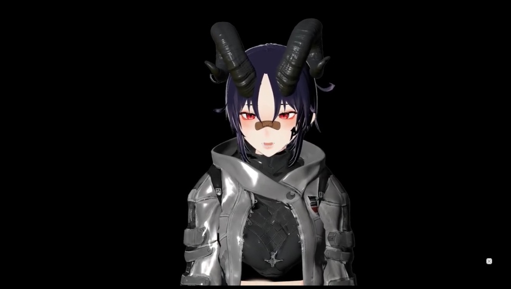 《宇宙の走り屋悪魔VTuber「ASTAR(アスター)(仮)」》 ― オリジナルVtuber / 商用利用可 BGM付き!