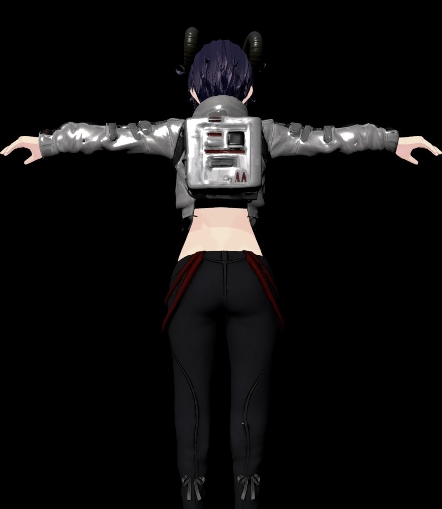 《宇宙の走り屋悪魔VTuber「ASTAR(アスター)(仮)」》 ― オリジナルVtuber / 商用利用可 BGM付き!